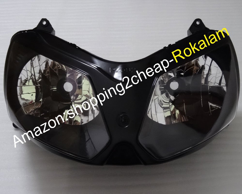 High-Performance Front Headlight Headlamp for Kawasaki Ninja ZX12R (2002-2008) | Direct Fit Replacement | Durable Motorcycle Headlight for ZX-12R Models 02-08 | Perfect for Night Riding and Enhanced Visibility