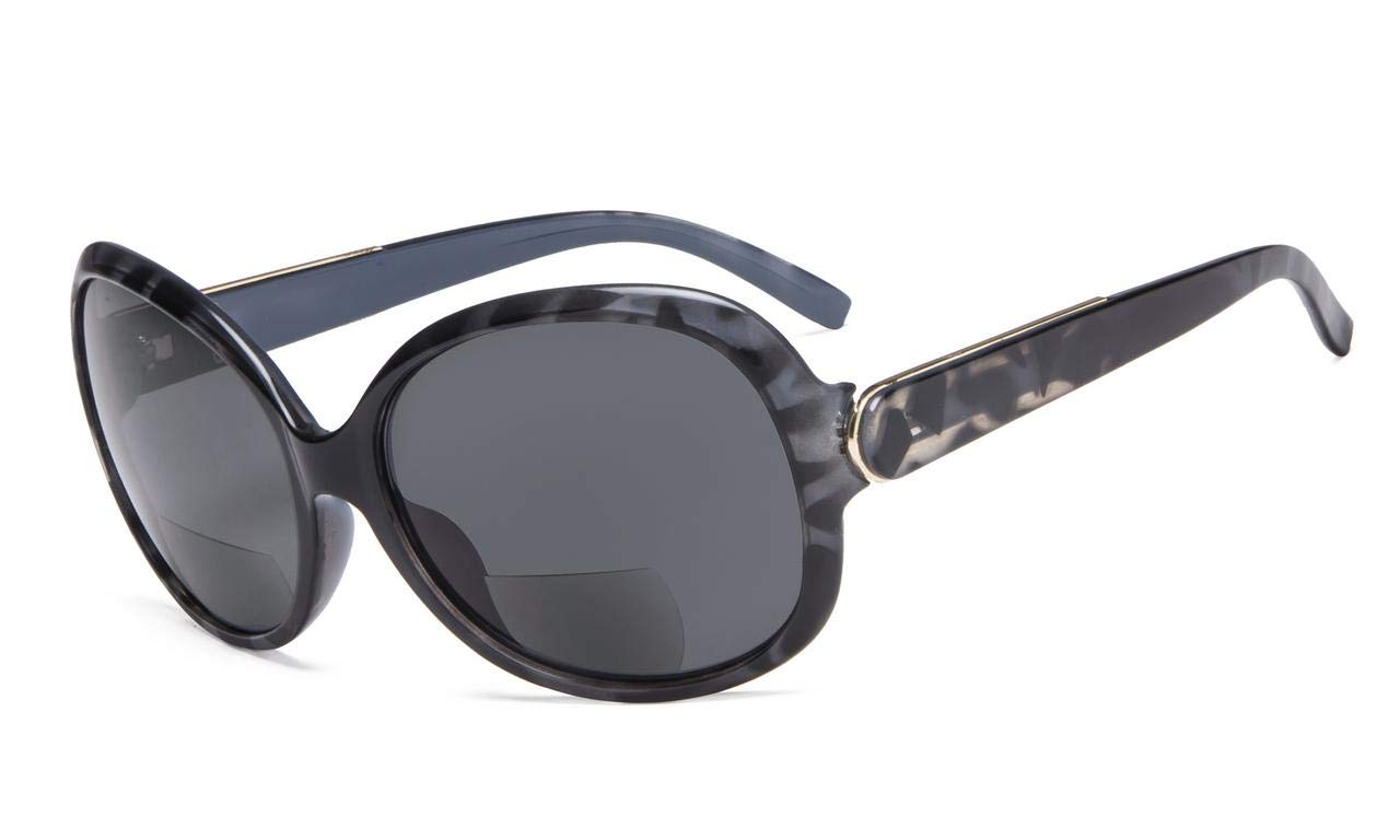 Eyekepper Bifocal Sunglasses for Women - UV Protection Reading Glasses with Oversized Frames - Perfect for Outdoor Activities, Reading, and Driving