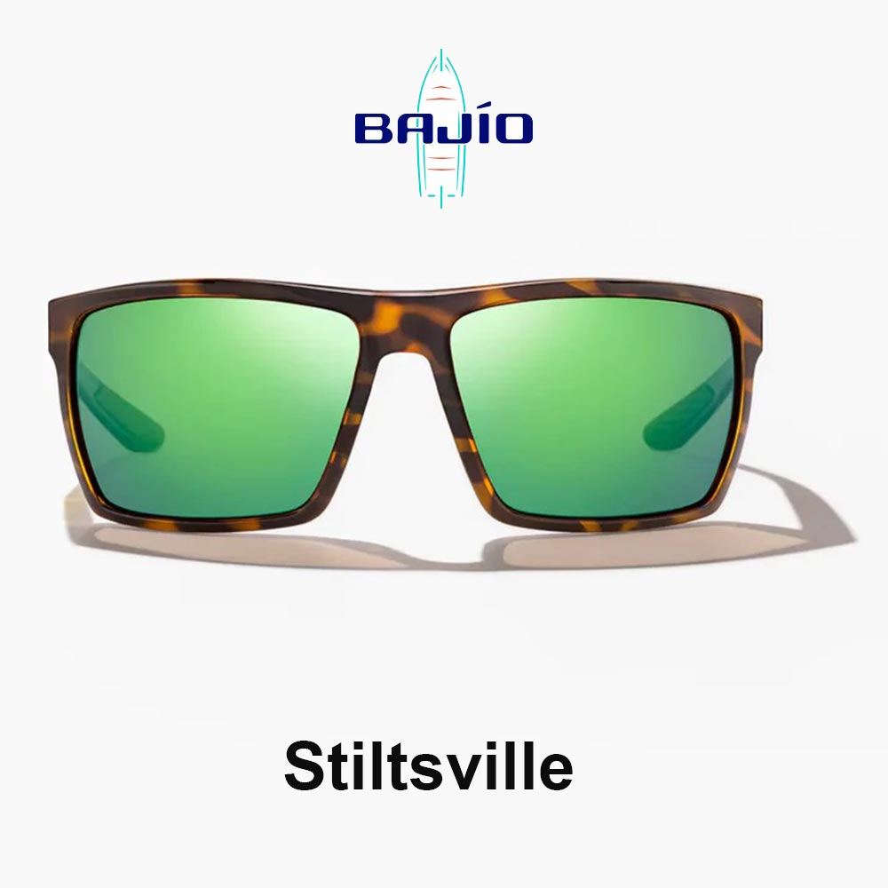 Bajio Stiltsville Polarized Sunglasses for Men & Women - UV Protection, Stylish Outdoor Shades for Beach, Fishing & Driving
