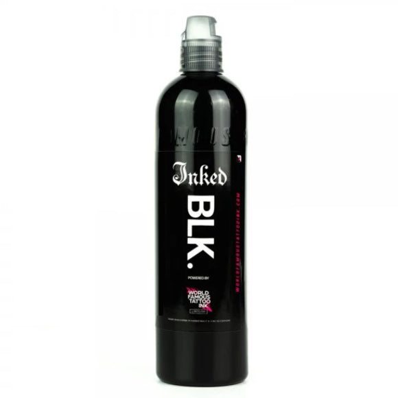 WORLD FAMOUS LIMITLESS INKED BLK - Premium Tattoo Ink for Professional Artists & Beginners - Perfect for Sleeves, Cover-ups & Fine Line Tattoos