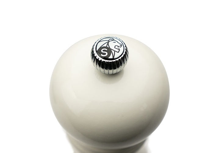 Peugeot Paris 7 Salt Mill - Premium Stainless Steel Grinder with Adjustable Coarseness, Ivory Finish - Perfect for Kitchen, Dining Table & Gourmet Cooking