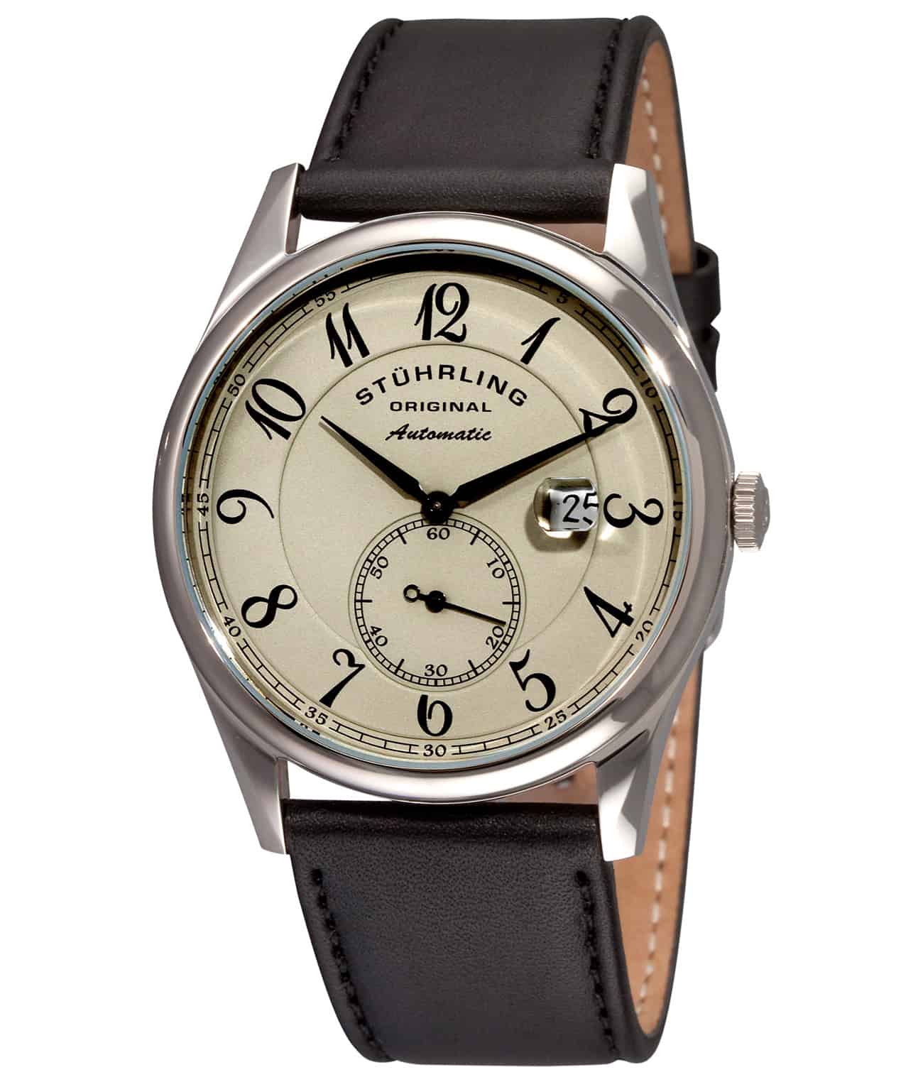 Cuvette Classic 171B Automatic 44mm Men's Watch - Luxury Stainless Steel Timepiece for Business & Formal Occasions