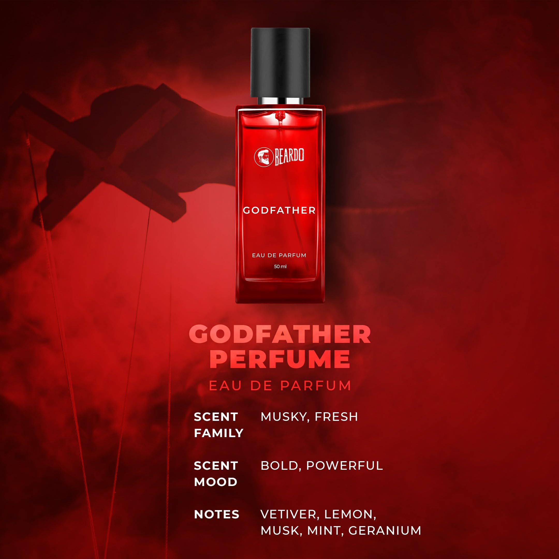 Beardo Godfather EDP & MAFIA Perfume Body Spray 120ml for Men - Long Lasting Aromatic Spicy Cologne | Deodorant & Date Night Fragrance | Perfect Gift for Brother & Friends | Office, Parties & Romantic Evenings
