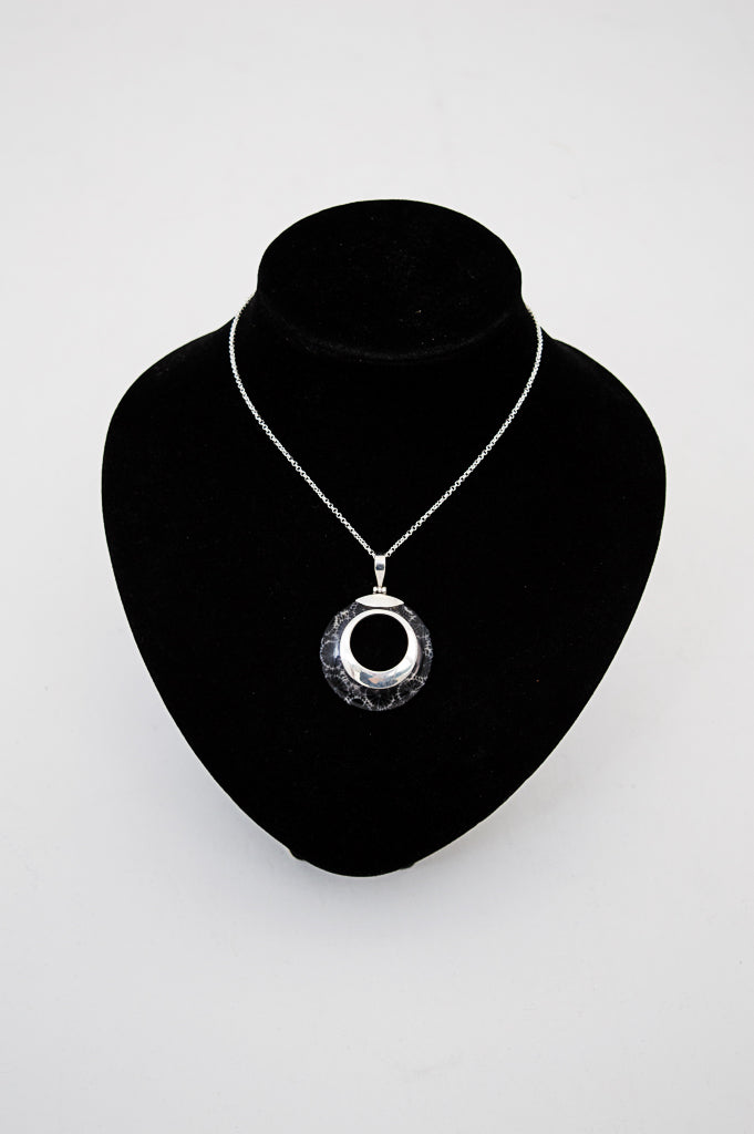 Black Coral Pendant Necklace - Handmade Sterling Silver Jewelry for Women | Perfect for Beach Weddings, Boho Fashion & Gift Giving