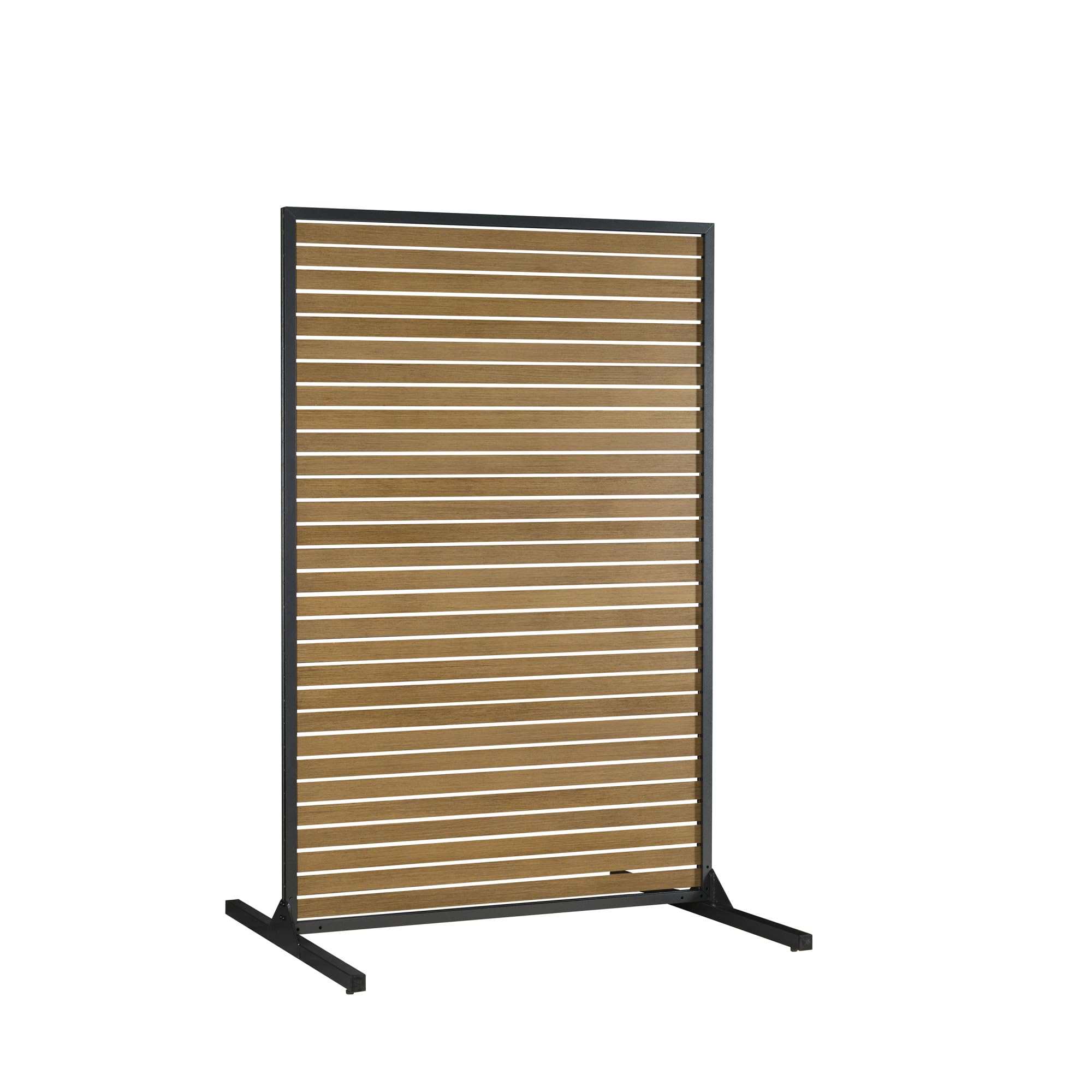 Sojag 099-9167528 Outdoor Privacy Screen and Slat Panel Wall - Woodlike Finish for Patio, Deck, and Garden Privacy Protection | Weather-Resistant & Durable Design