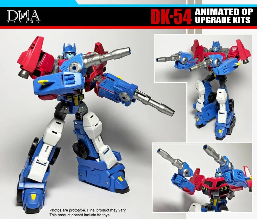 DNA Design DK 54 Upgrade Kit for Transformers Animated Optimus Prime - Enhance Your Collectible Figure with Premium Accessories for Display & Customization