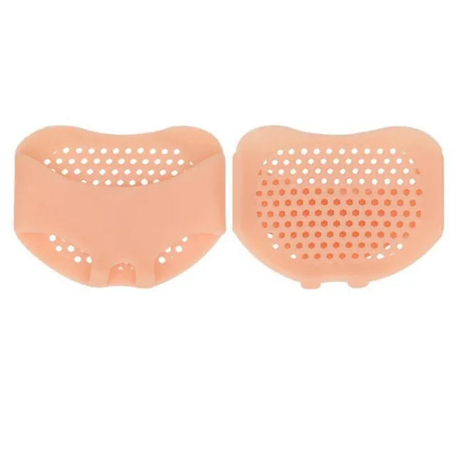 Premium Silicone Forefoot Pads - Metatarsal Cushion Support for Ball of Foot Pain Relief - Ideal for Running, Walking & High Heel Comfort