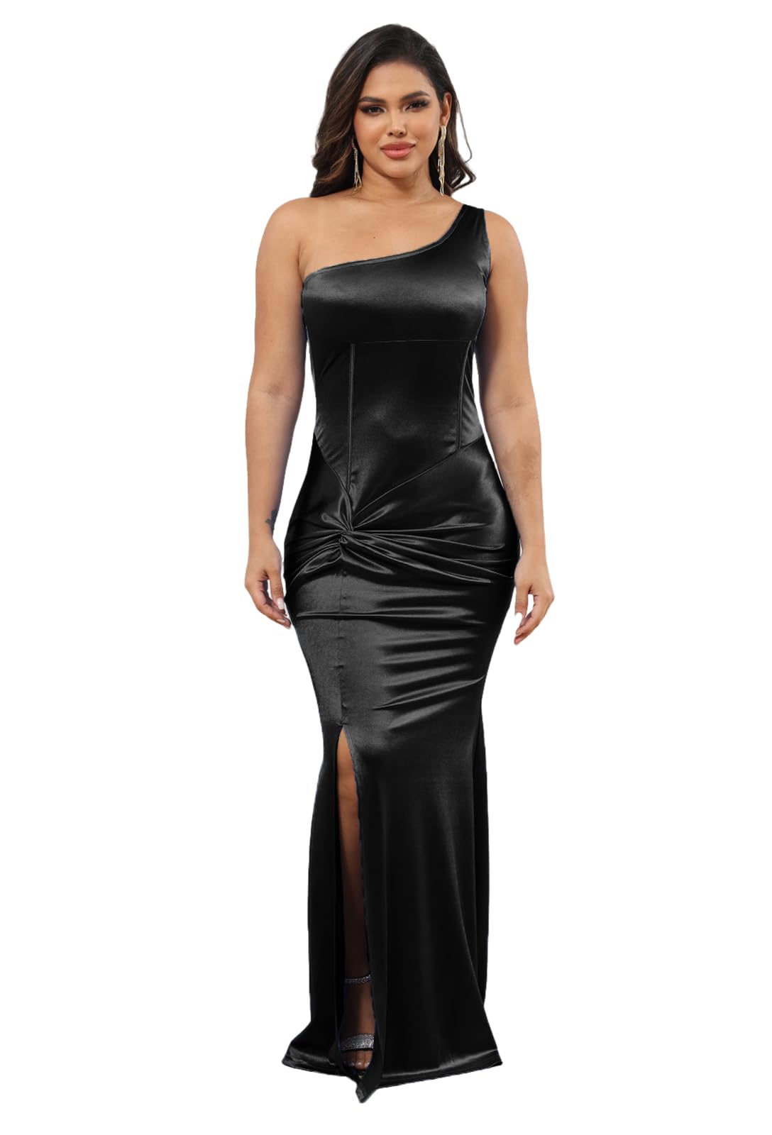 Elegant Sleeveless Off-Shoulder Bodycon Long Dress for Women | Wedding Guest, Formal Party & Evening Gown | Perfect for Cocktail Receptions, Bridal Showers & Special Occasions