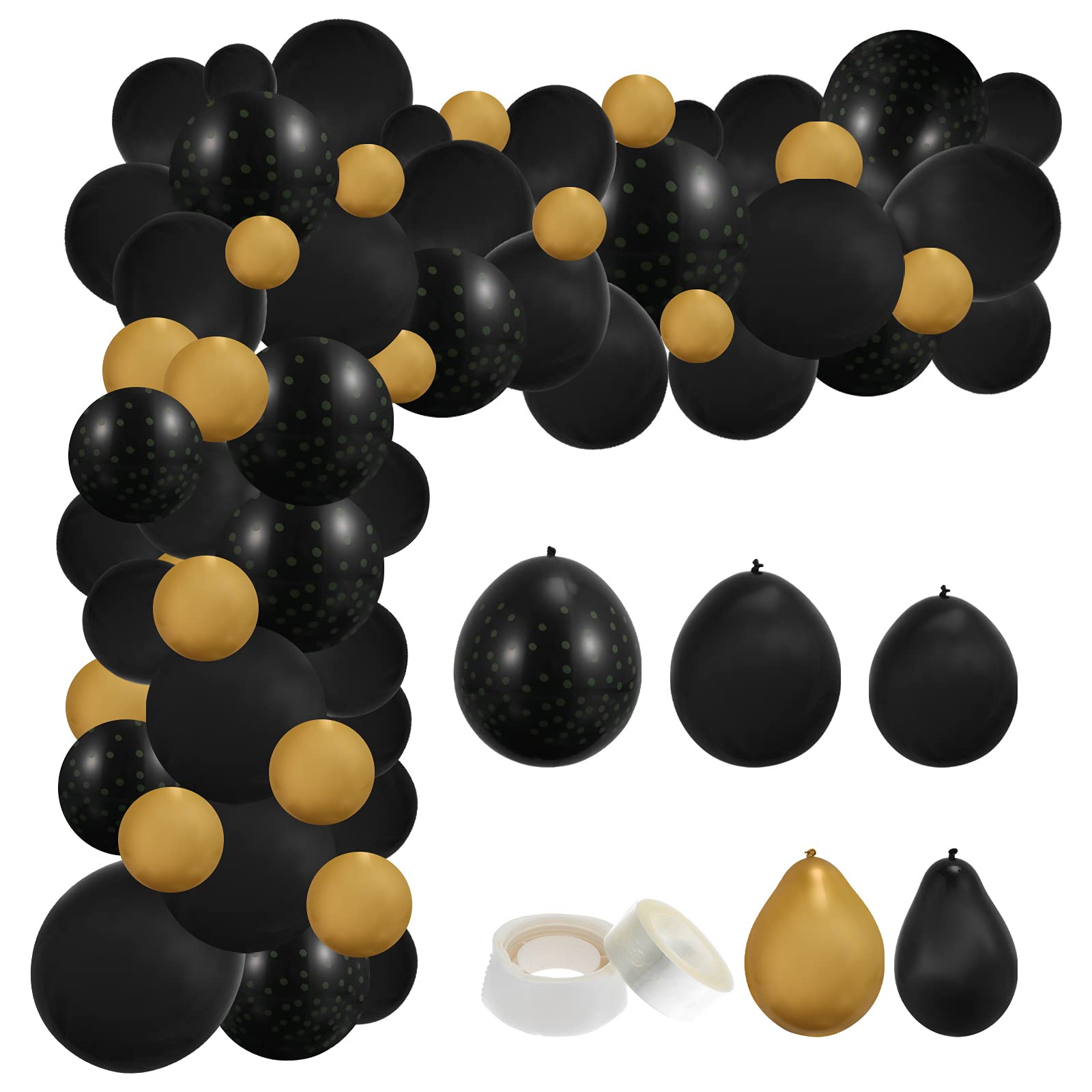 ABOOFAN 12-Piece Birthday Party Balloon Set - Colorful Latex Balloons for Birthday Decorations, Baby Showers & Anniversary Parties - Party Supplies for Indoor/Outdoor Celebrations