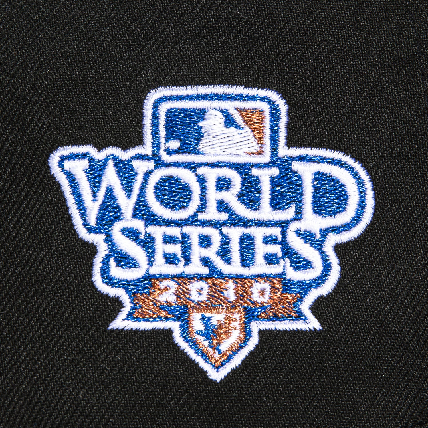 New Era 59Fifty San Francisco Giants 2010 World Series Patch Baseball Cap - Black & Royal Blue - Official MLB Licensed Hat for Fans & Collectors - Perfect for Games, Tailgating & Sports Memorabilia Display