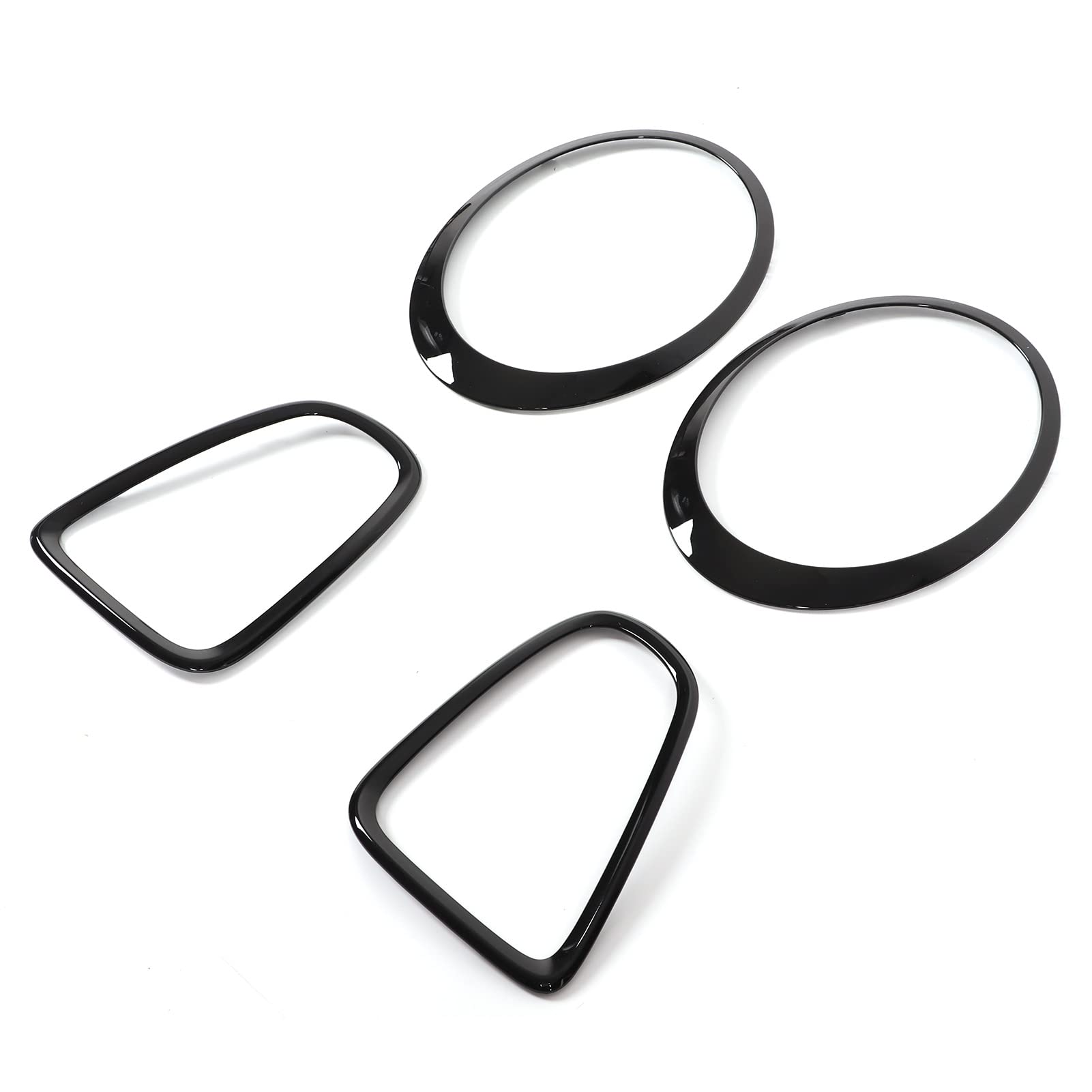Emoshayoga Taillight Guard Trim - Durable Abrasion-Resistant Headlight Bezel Covers for Cars | Dustproof & Easy Installation | Perfect for Off-Roading & Daily Driving Protection