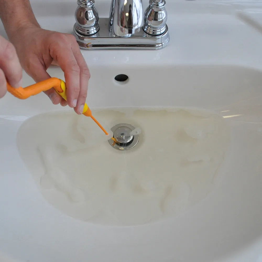 Drain Weasel Starter Kit - Hair Clog Remover Tool for Sinks, Showers & Tubs - Easy DIY Drain Cleaning Solution for Home Plumbing Maintenance