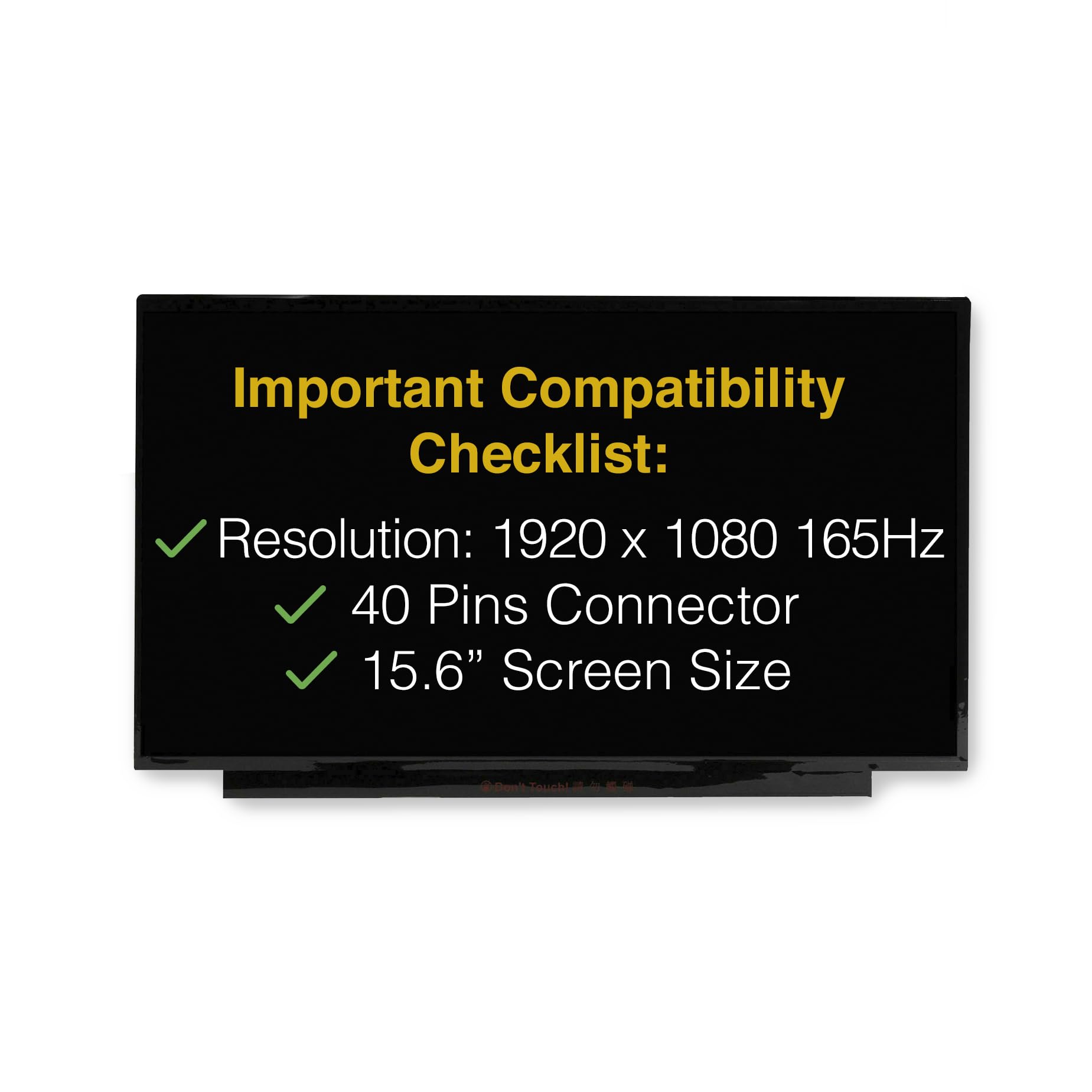 Lenovo Legion 5 82JW00BDUS Replacement LCD Screen - 15.6