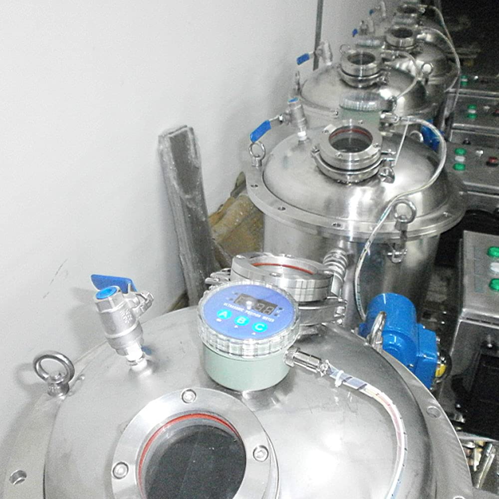 Ultrasonic Liquid Level Sensor 5M Range, 4-20mA Output - Water Tank & Oil Level Transmitter for Well, Reservoir, and Industrial Liquid Measurement (Ideal for Agriculture, HVAC, and Chemical Storage)