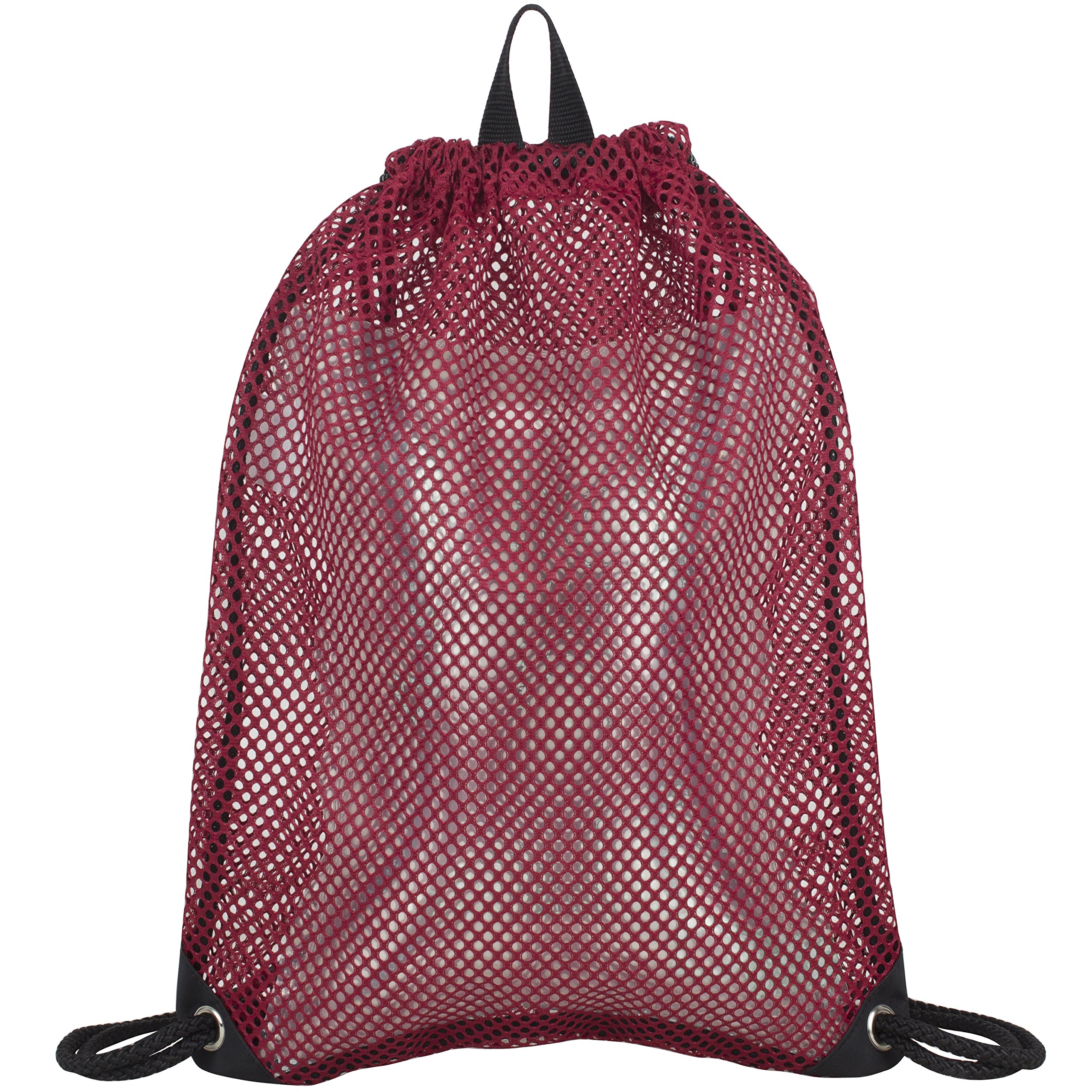 EastSport Lightweight Mesh Drawstring Backpack - Breathable Gym Sackpack for Travel, College, Beach & Shopping | Perfect for Workouts, Campus Life & Outdoor Activities