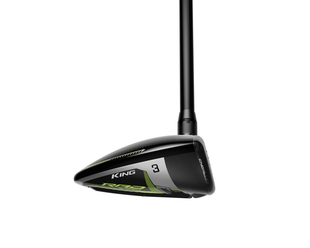Cobra Golf 2021 Men's Radspeed Fairway Wood - High Performance Golf Club with Gloss Black-Turbo Yellow Finish | Perfect for Long Fairway Shots and Improving Your Golf Game