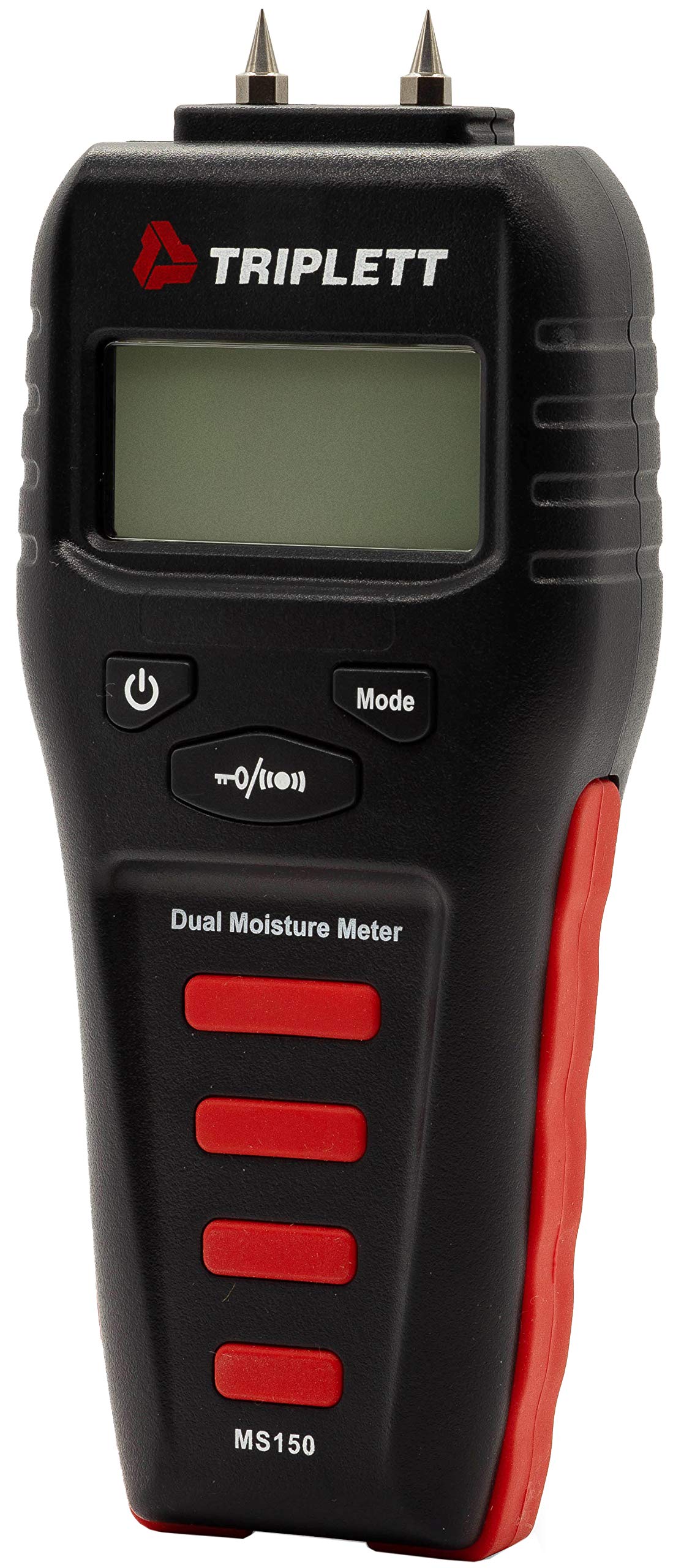 Triplett MS150 Pin/Pinless Moisture Meter for Wood, Drywall, Concrete - Digital Non-Invasive Water Detector with Audible Alert - Perfect for Home Inspection, Flooring Installation & Construction Projects