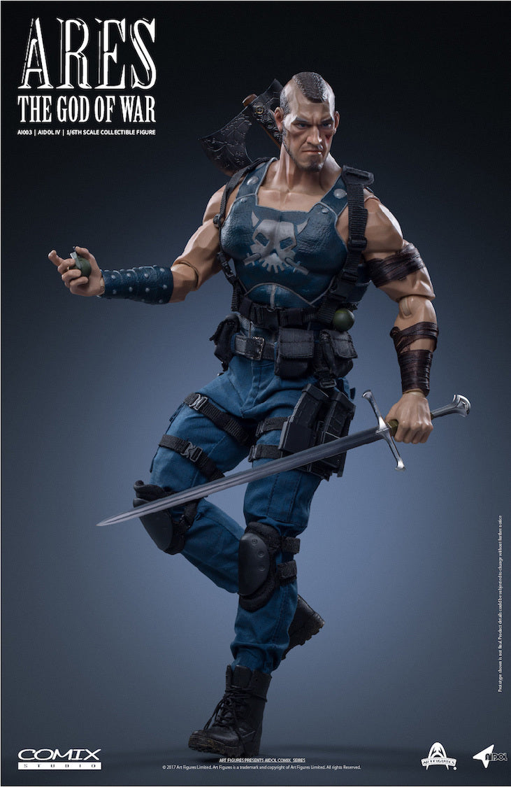 1/6 Scale Ares God of War Concept Art Action Figure - Highly Detailed Collectible Model for Display & Photography | Perfect for Anime Fans, Mythology Enthusiasts & Home Decor