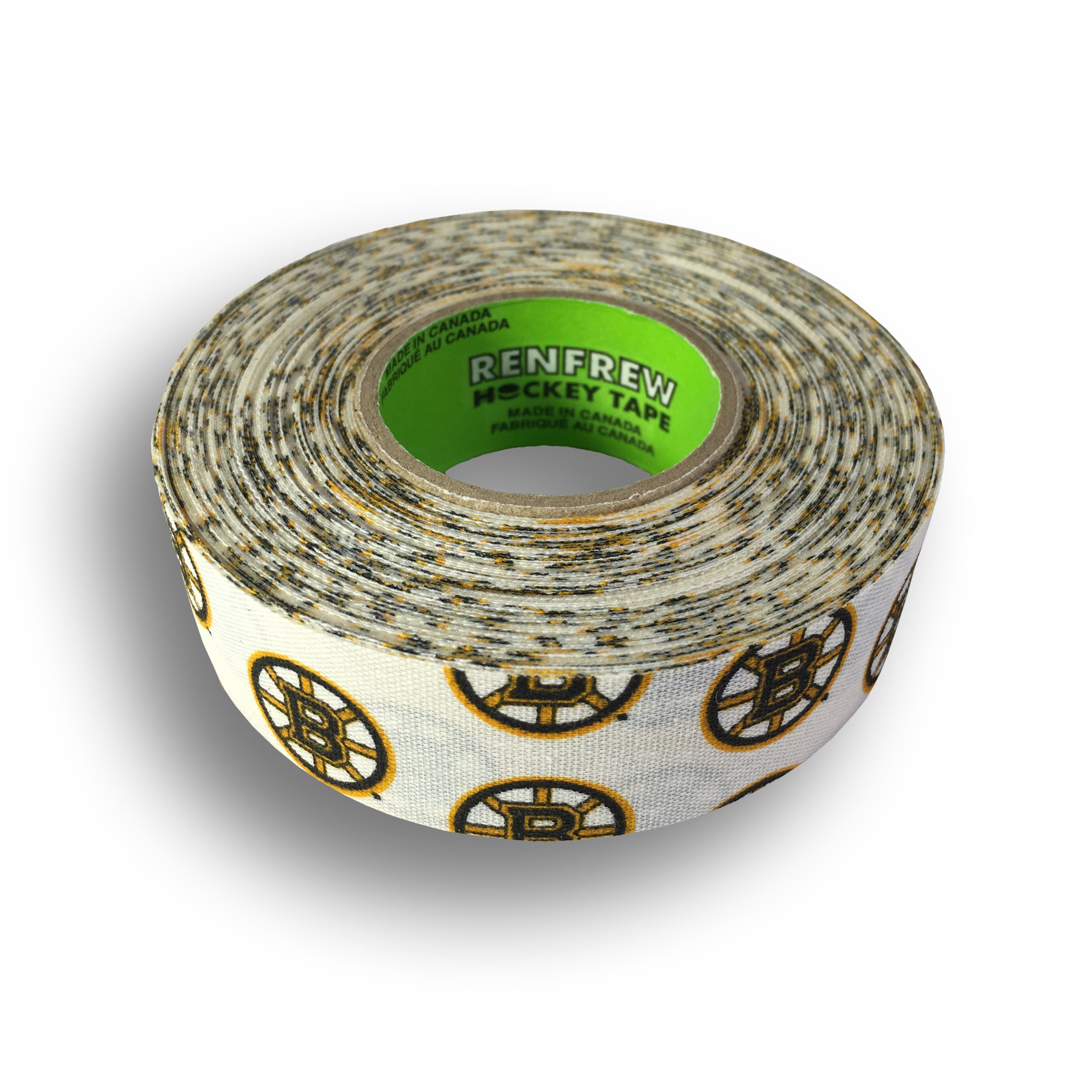 Boston Bruins NHL Hockey Tape - Renfrew Cloth Hockey Stick Grip Tape for Ice Hockey Players - Perfect for Stick Handling, Shooting & Game Performance