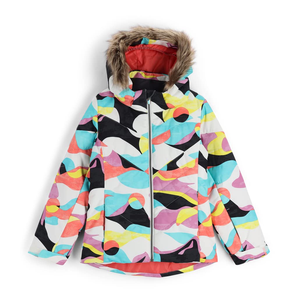 Spyder Lola Insulated Ski Jacket for Girls - Waterproof Winter Coat for Snowboarding & Cold Weather - Perfect for Skiing, Snow Play & Outdoor Adventures