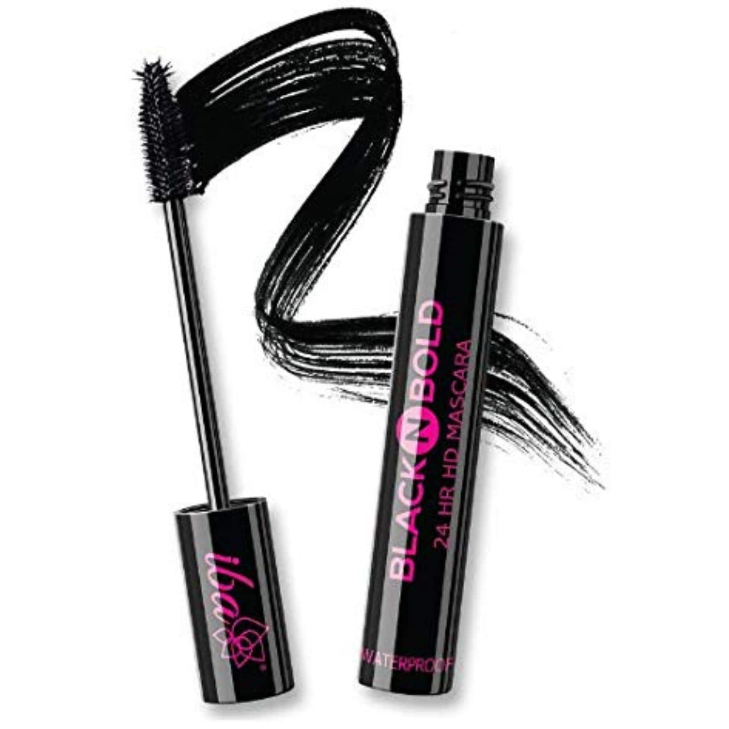 Iba Black N Bold 24 Hour HD Waterproof Mascara - Lengthening, Curling & Volumizing (8ml, Black) | 100% Vegan & Cruelty-Free | Perfect for Long-Lasting Wear, Special Occasions & Everyday Glam