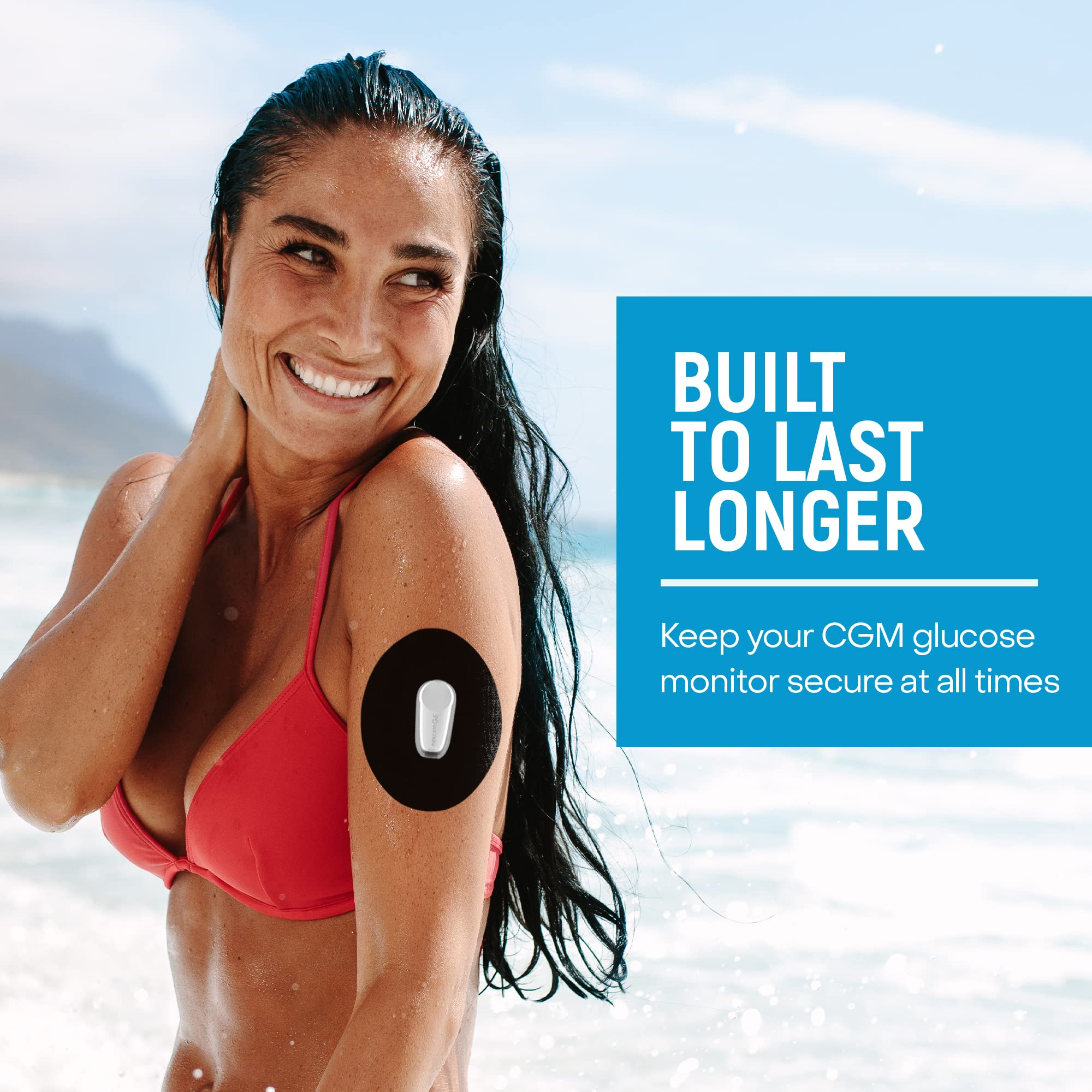 Dexcom G6 Adhesive Patch - Waterproof & Extra Strong Adhesive for Continuous Glucose Monitor - Ideal for Active Lifestyles, Swimming & Sports (Minecraft)