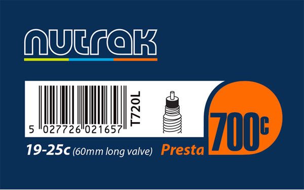 NUTRAK Premium Road Bike Inner Tube - High Performance Replacement Tire Tube for Bicycles - Perfect for Commuting, Racing & Long Distance Cycling