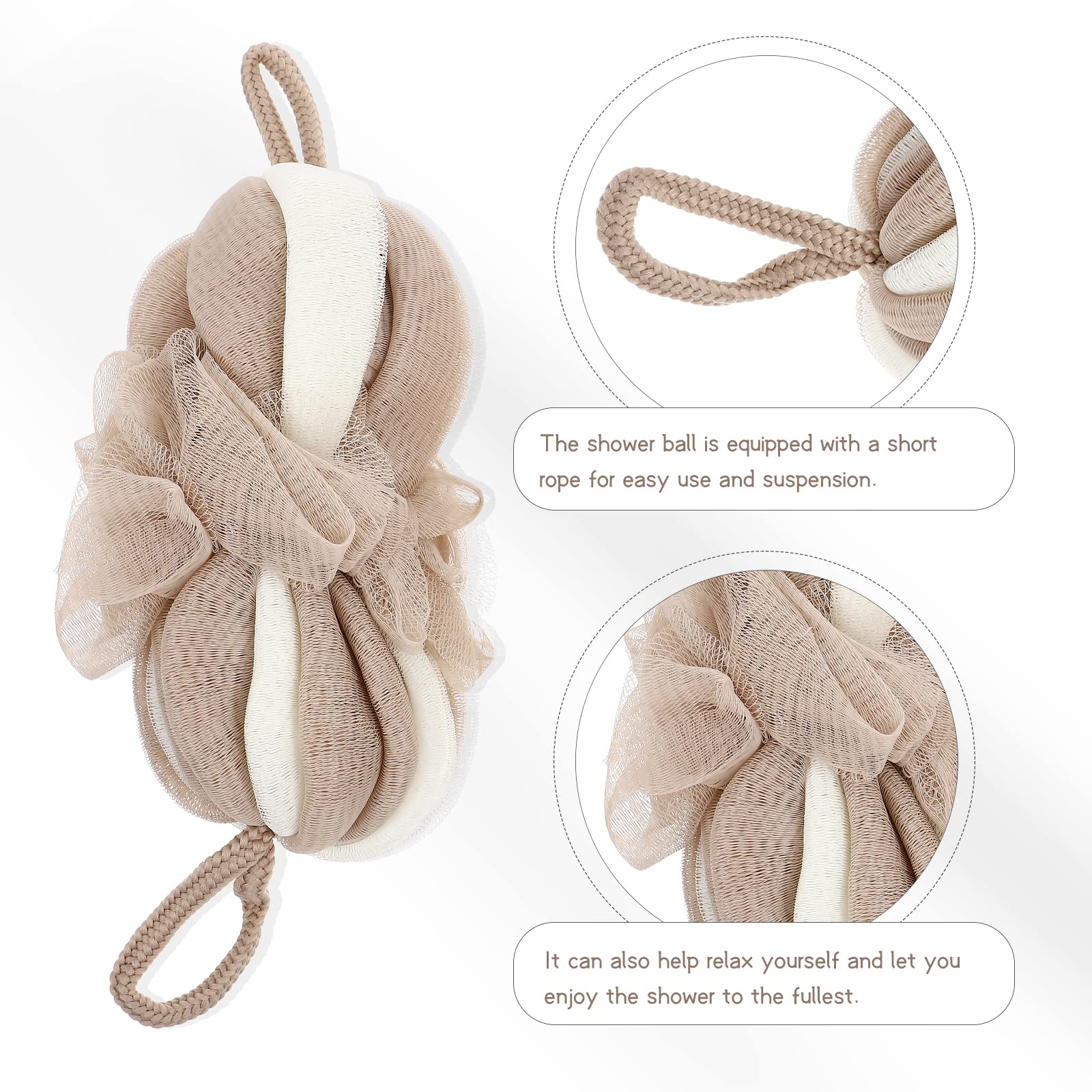 2Pcs Creative Long Bath Flowers - Soft & Absorbent Bath Towels for Spa, Home & Travel - Perfect for Relaxing Baths & Gifts