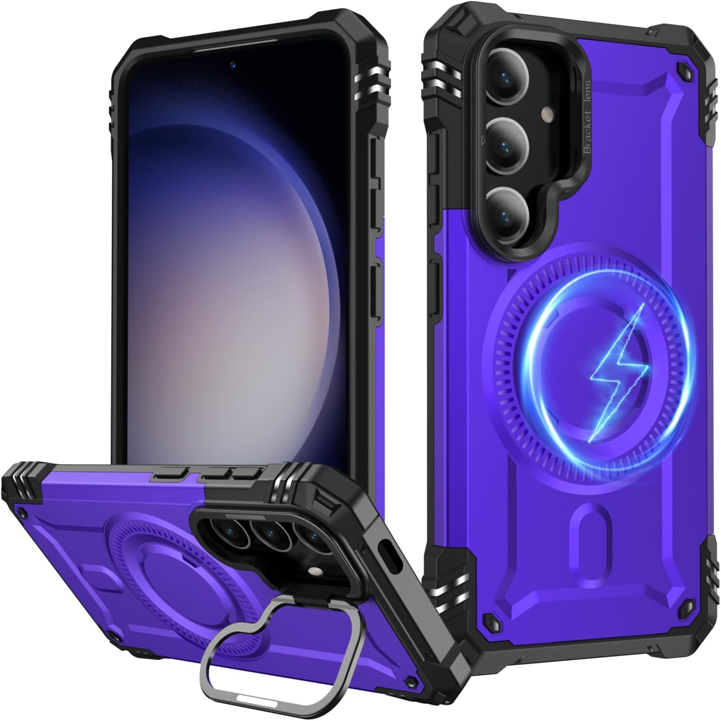 Samsung Galaxy S25 Rugged Military-Grade Shockproof Protective Phone Case - Durable Cover for Outdoor, Work & Extreme Sports
