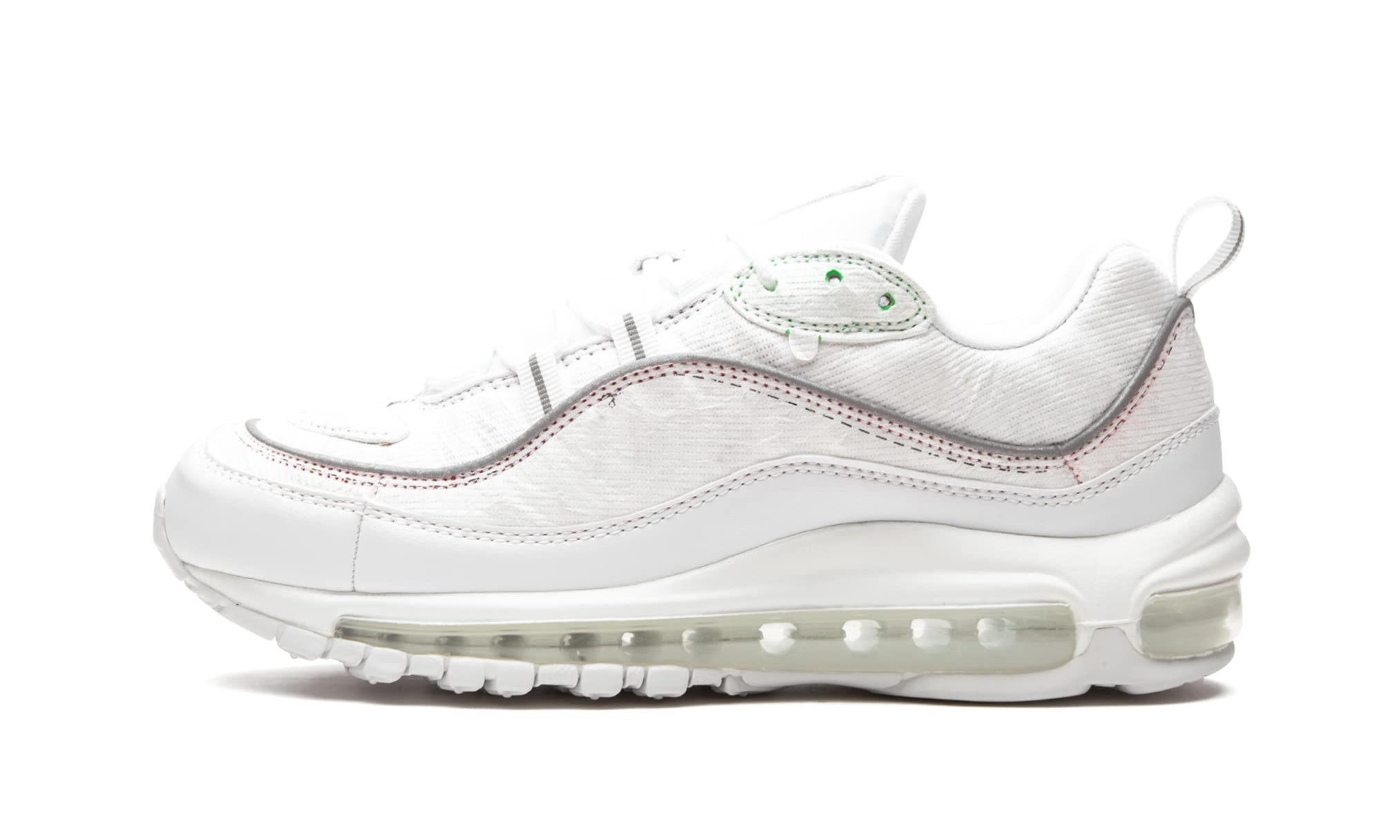 Nike Women's Air Max 98 LX CJ0634-101 White/White Sneakers - Size 8W for Running, Gym & Casual Wear