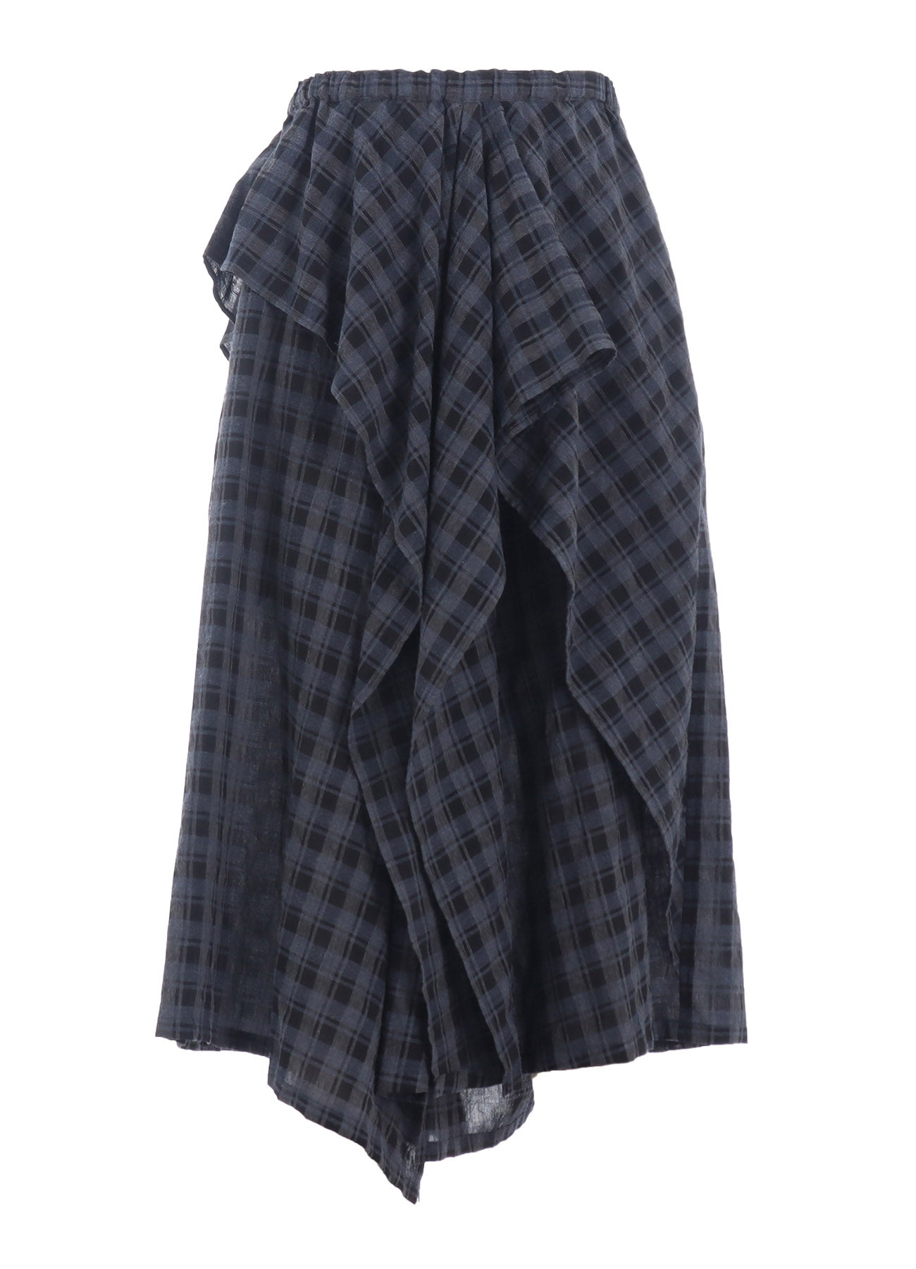 Soft Cotton Cupro Mini Plaid Drape Pants for Women - Comfortable & Stylish Lounge Pants for Home, Yoga, and Casual Outings