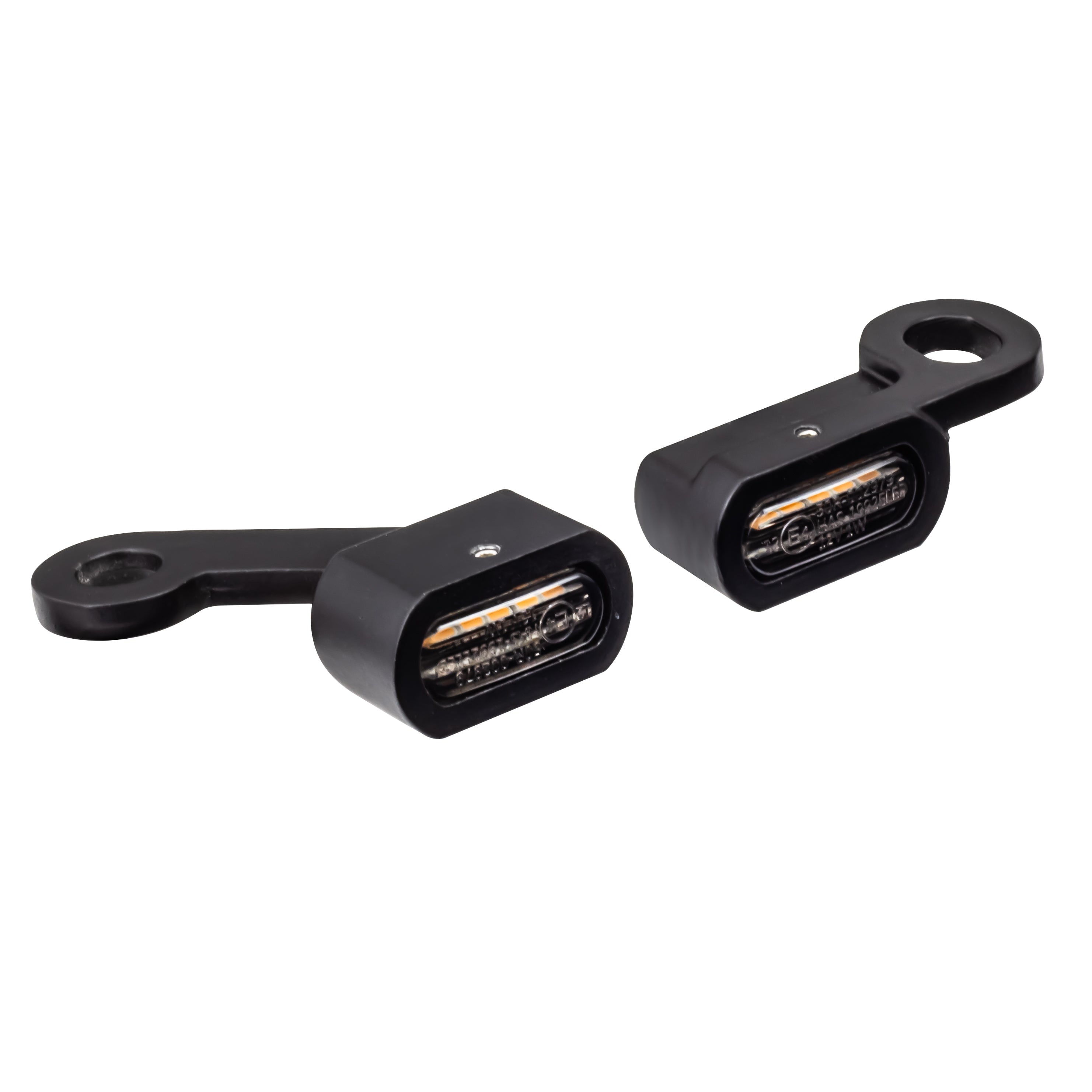 Eagle Lights SLIM LINE Front LED Turn Signals for Harley Davidson, Honda, Yamaha & Triumph Motorcycles - High Visibility Safety Lights for Day & Night Riding