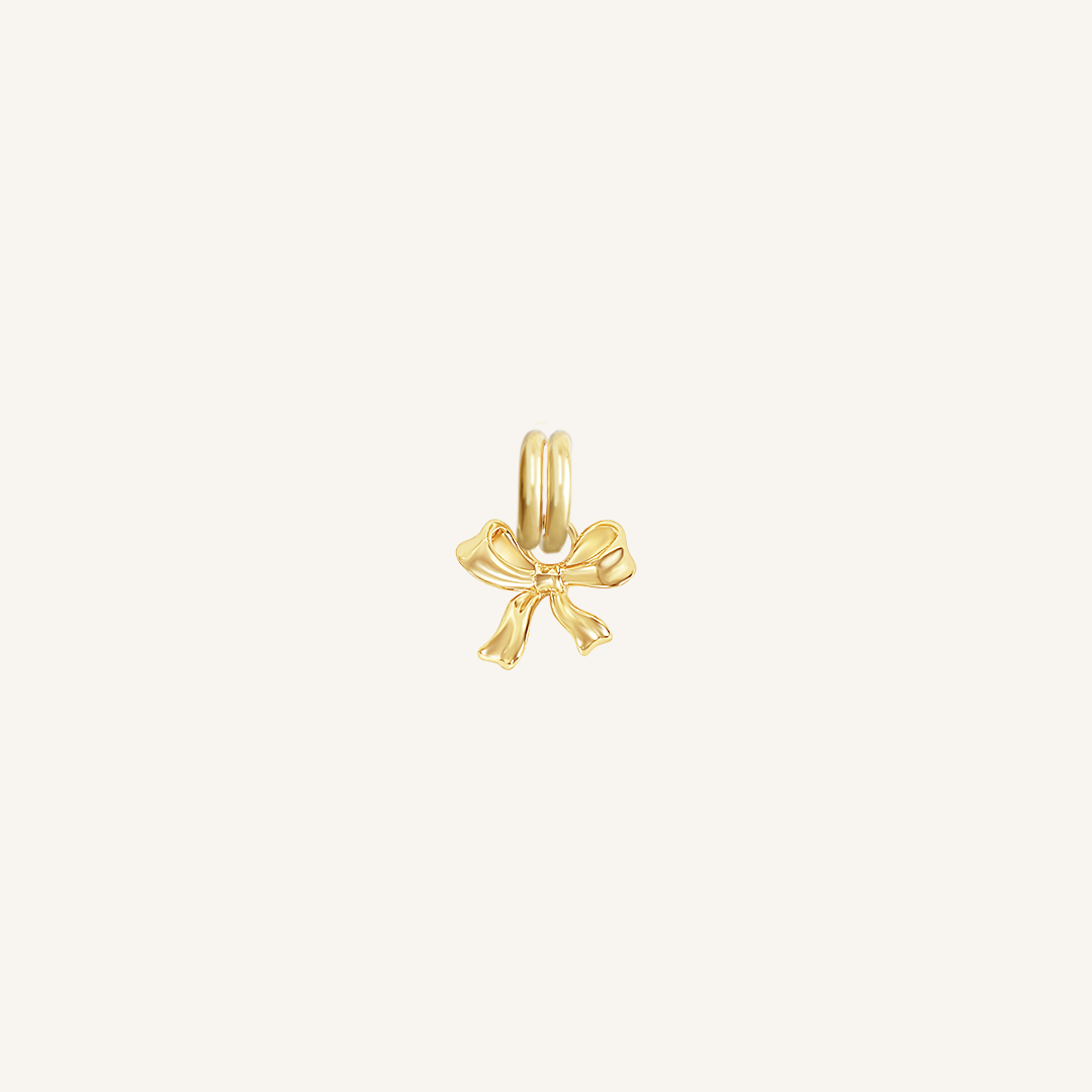 Fusion Bow Charm - Elegant Jewelry Accessory for Women, Girls, Bridesmaids & Prom | Perfect for Necklaces, Bracelets & Gifts | Wedding, Party & Everyday Wear