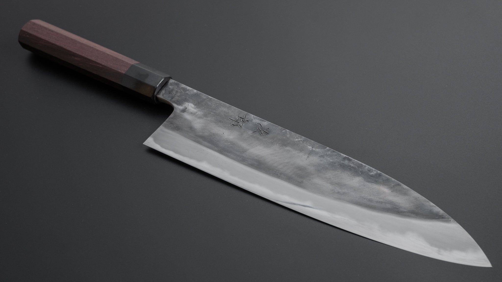 Premium Jiro Tsuchime Wa Gyuto 240mm Japanese Chef Knife with Taihei Tagayasan Handle - Perfect for Sushi, Meat Slicing & Professional Kitchen Use