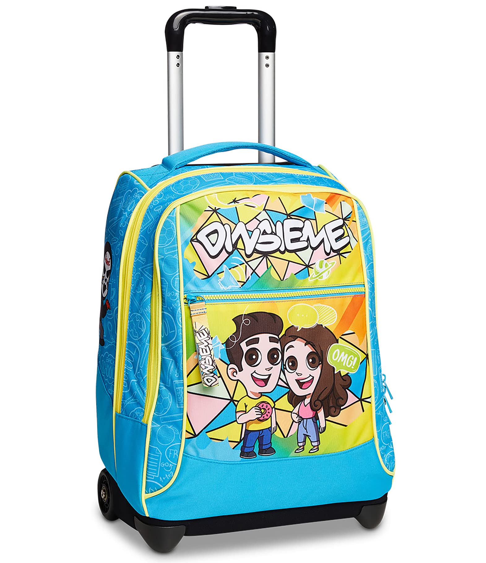 Seven S.P.A. Big Trolley Backpack - Blue, 2-Way Use for School & Travel