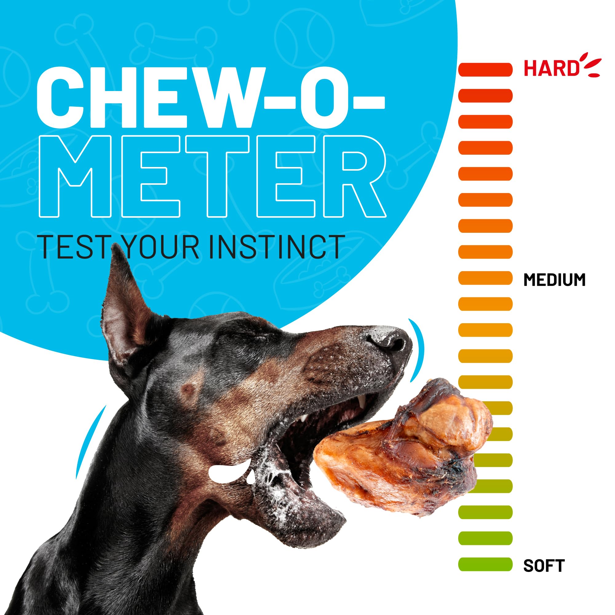 Premium Smoked Beef Knee Caps Dog Treats - 6 Count All-Natural Long-Lasting Chews for Aggressive Chewers - High Protein, Low Fat Dog Bones - Sitka Farms (Perfect for Training Rewards & Dental Health)