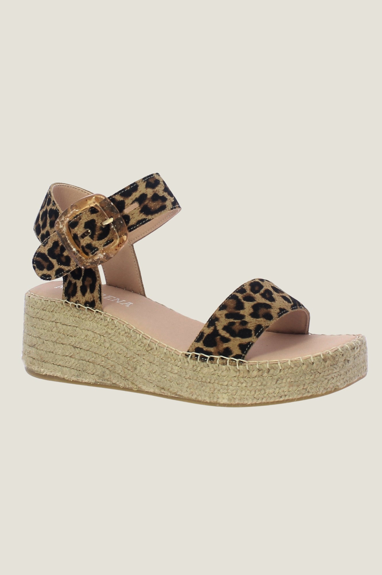 MACARENA Rhodes Sandals for Women - Fashion Leopard Print Summer Sandals - Comfortable Slide Sandals for Beach, Vacation and Casual Wear