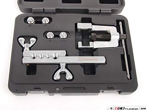 006394SCH01A Metric Bubble Flaring Tool Set - Professional Brake Line Flaring Kit for Automotive Repair & DIY Projects - Perfect for Mechanics, Car Enthusiasts & Home Garage Use