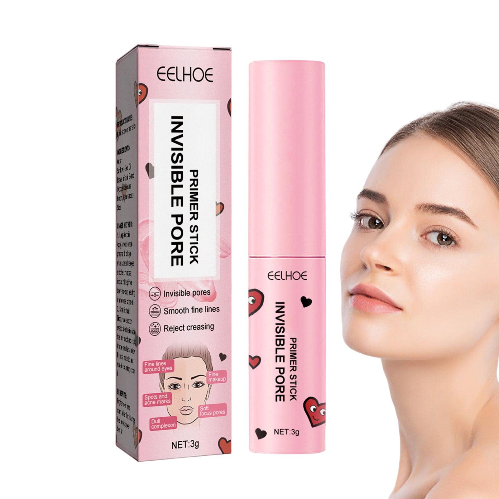 Longwear Cover Stick Concealer for Dark Circles & Blemishes | Full Coverage, Gentle & Illuminating Concealer Stick for Eyes & Face | Perfect for Everyday Makeup & Professional Use