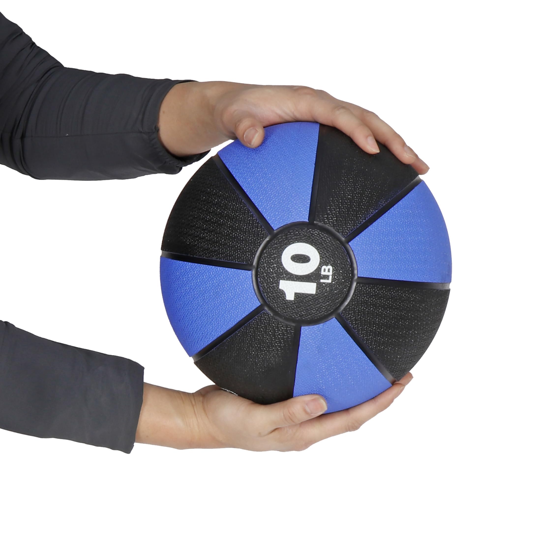 Premium 6lbs 8lbs 10lbs 12lbs Medicine Ball for Strength Training - Non-Slip Rubber Textured Surface for Core Workouts, Balance & Coordination - Ideal for Gym, Home & CrossFit Training