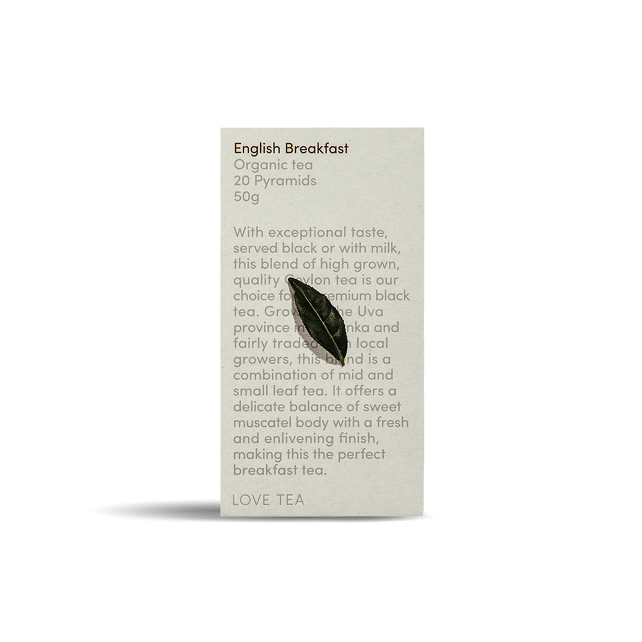 Premium English Breakfast Tea Bags - 100% Black Tea Blend for a Rich & Energizing Morning - Perfect for Breakfast, Office, or Afternoon Relaxation