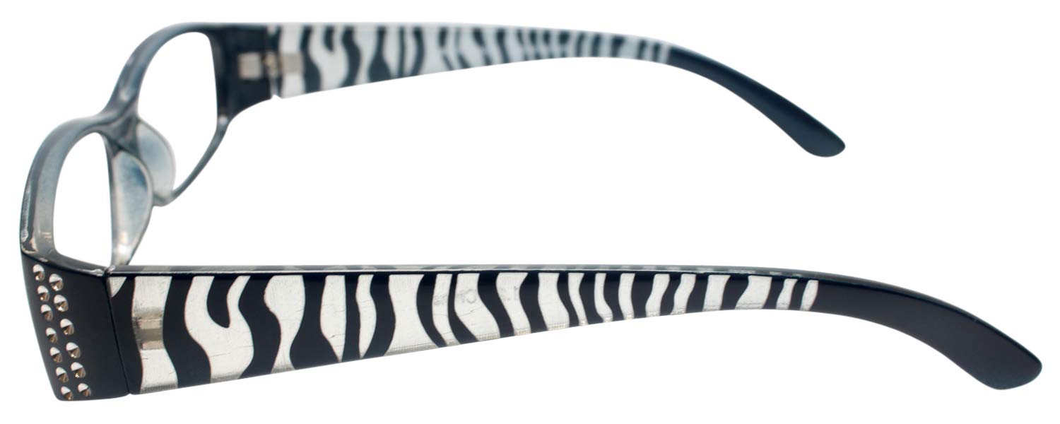 Stylish FA-29 Designer Reading Glasses for Women & Men - Fashionable Lightweight Readers with Spring Hinges - Perfect for Reading, Computer Use & Daily Activities