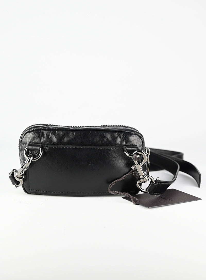 Valentino Black VLTN Crossbody Bag for Women | Luxury Leather Shoulder Purse | Perfect for Parties, Dates & Evening Events