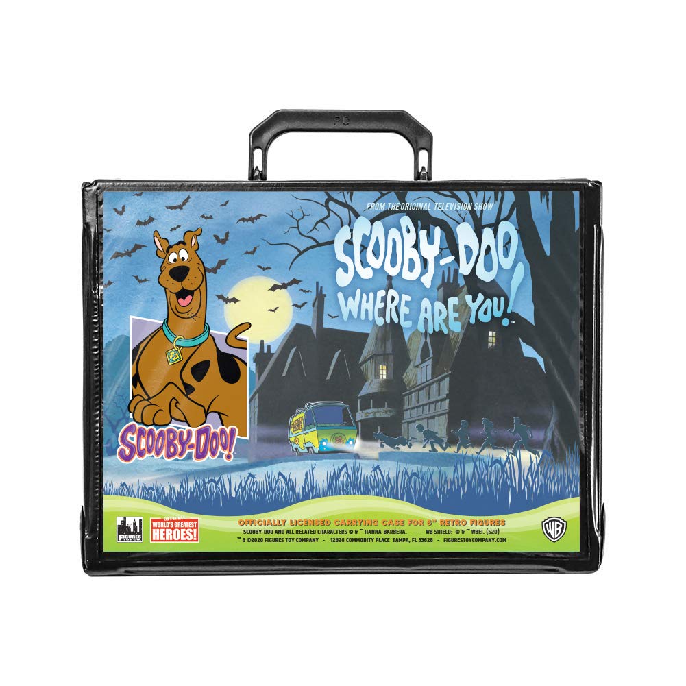 Scooby Doo Action Figure Carrying Case - Durable Storage Organizer for Collectible Toys - Perfect for Travel, Playdates & Display Collections