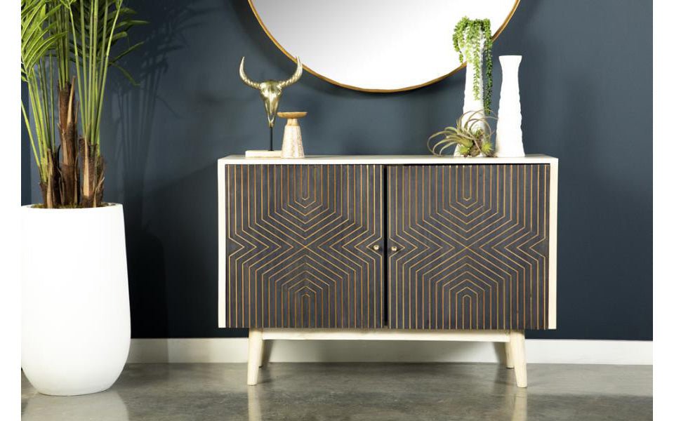 Stylish Quincy Accent Cabinet with Storage - Modern Side Table for Living Room, Bedroom & Entryway - Perfect for Home Decor & Organization