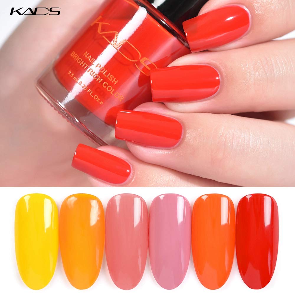 KADS Oil Jelly Nail Polish Set - 12 Colors Gel Nail Polish Kit for Manicure & Pedicure - Long Lasting, Non-Toxic, Waterproof Nail Art Design - Perfect for Home Salon, Party, Wedding & Gift Giving