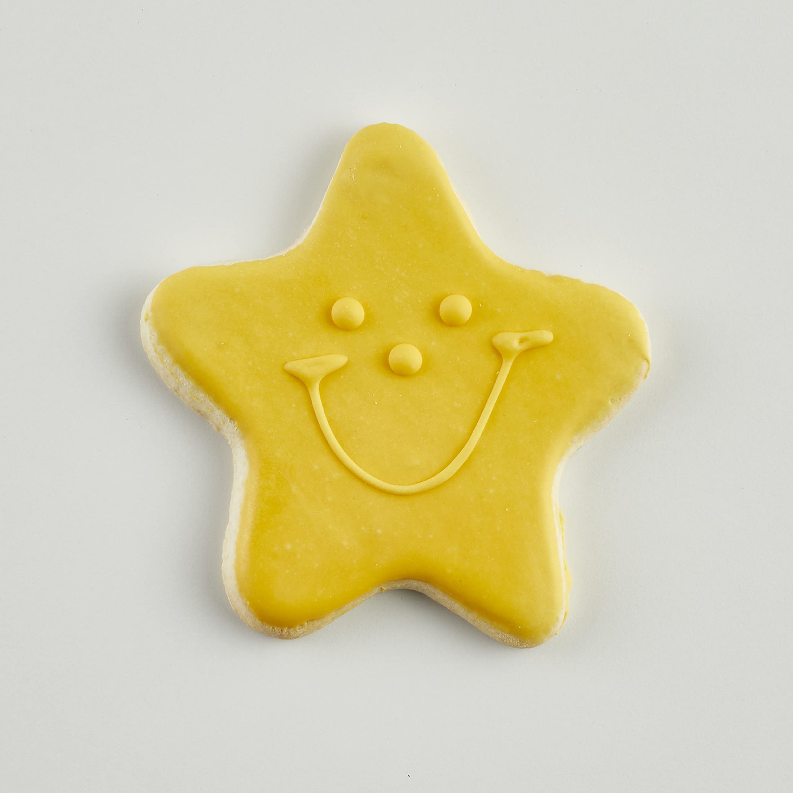 50-Pack Nut-Free Gold Star Smiley® Cookies - Perfect for School Snacks, Birthday Parties & Allergy-Friendly Treats
