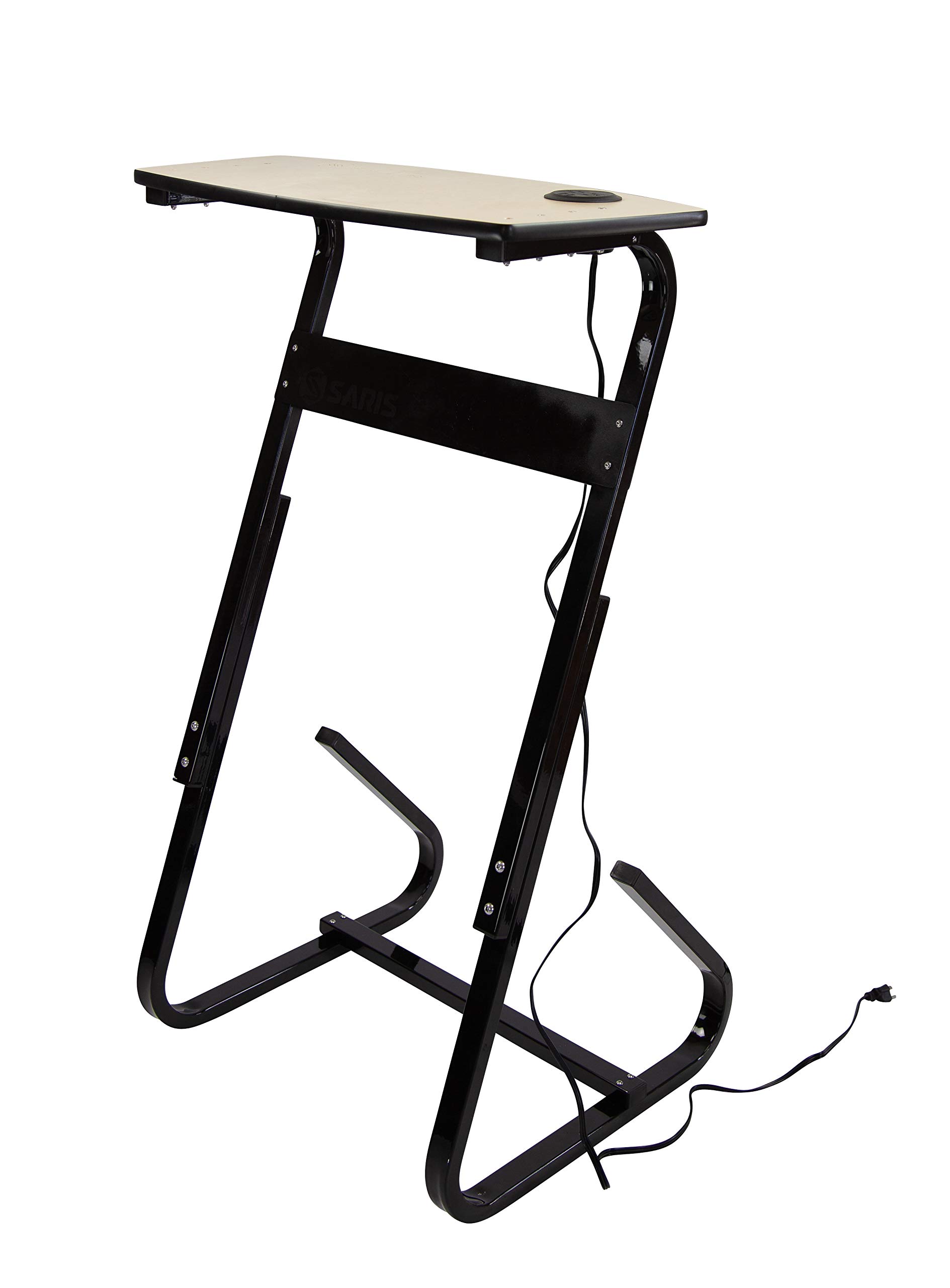 Saris TD1 Bike Trainer Desk with USB & AC Power Outlet - Perfect for Indoor Cycling, Workouts, and Home Office Setup