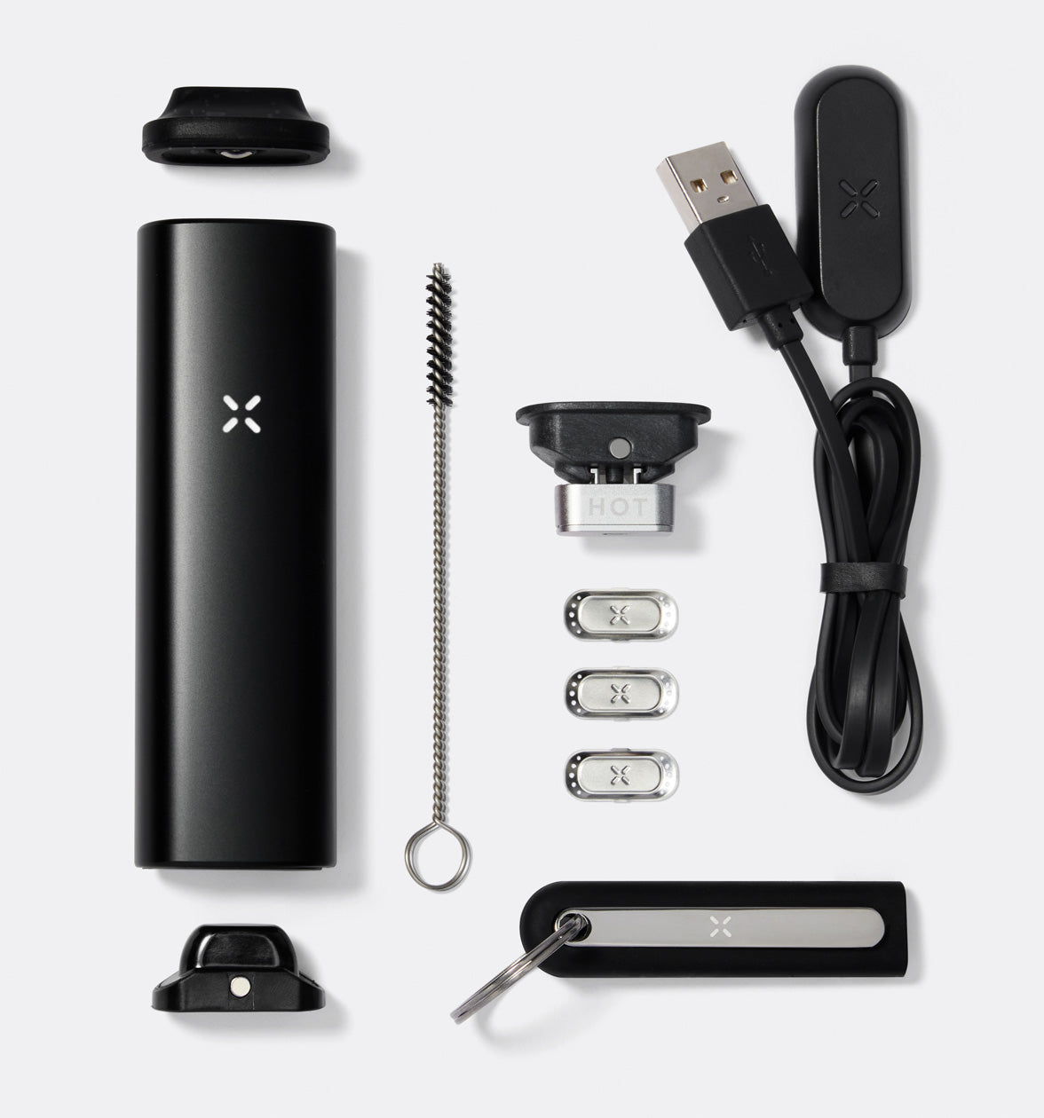 PAX PLUS Multi-Use Vaporizer | Portable Dry Herb & Concentrate Vaporizer | Perfect for Travel, Hiking & Discreet Sessions
