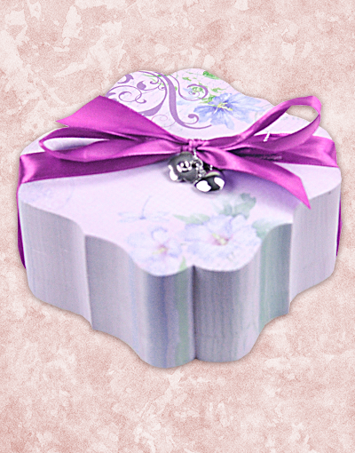 Floral Whispers Jumbo Die Cut Notepads - 6x8 Inch Large Notepad with Floral Design, Perfect for Journaling, Scrapbooking, Office Notes & Gift Giving